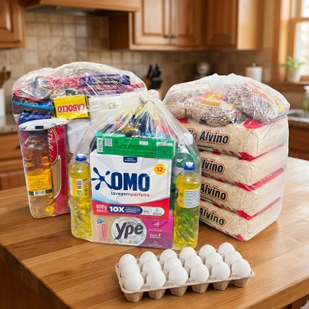 Cesta Básica Grande Bonini com 27 produtos
