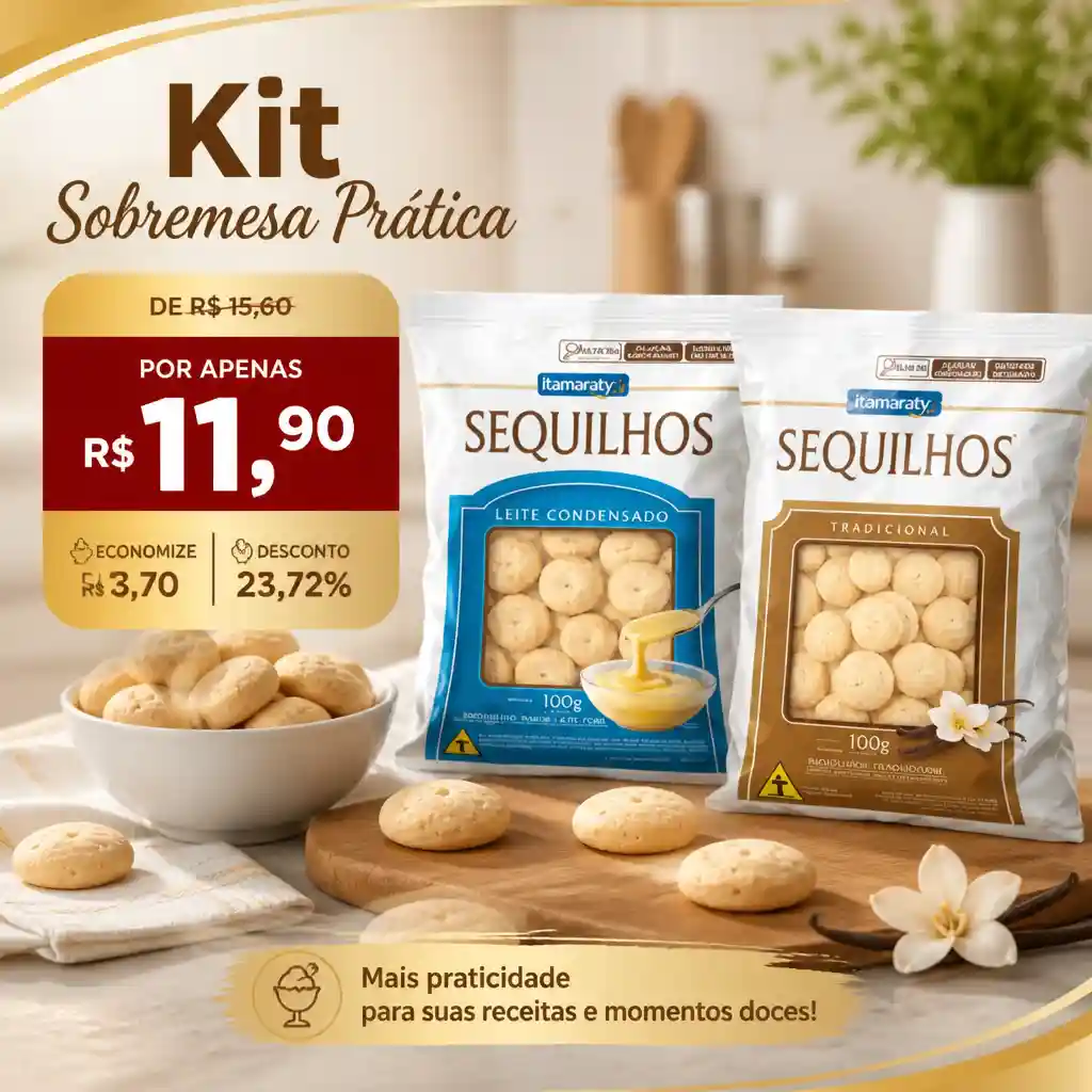 Kit Sobremesa Prática com 2 produtos