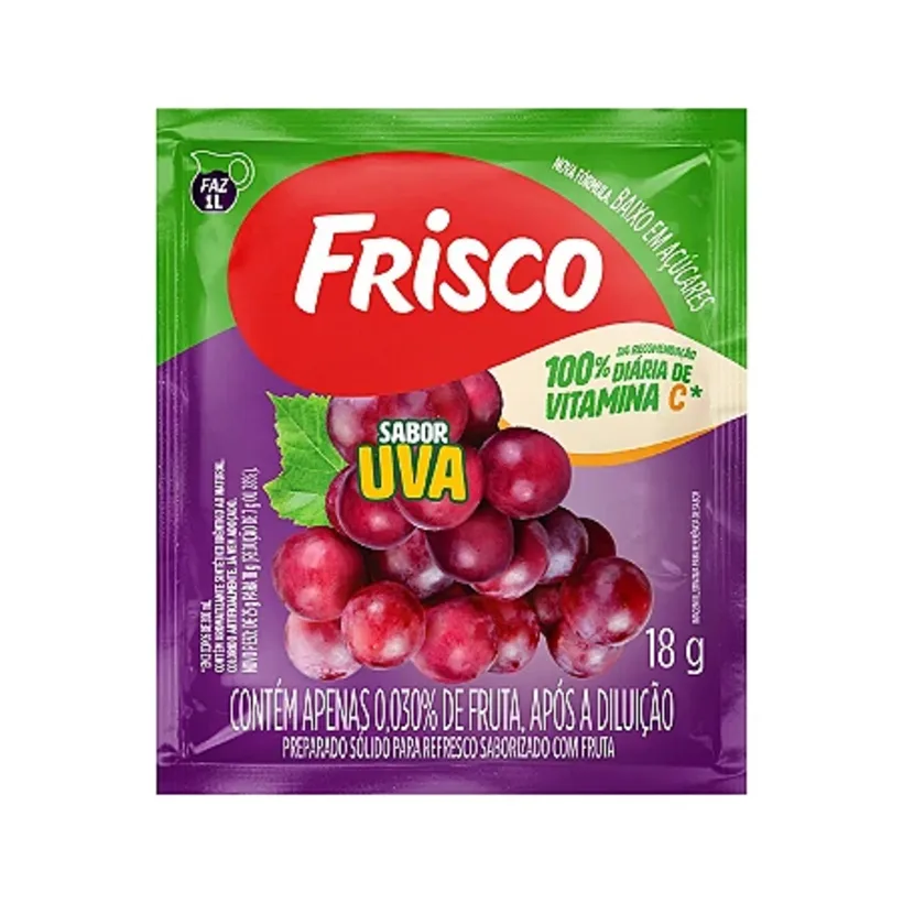 Frisco Suco em Pó Uva 18g