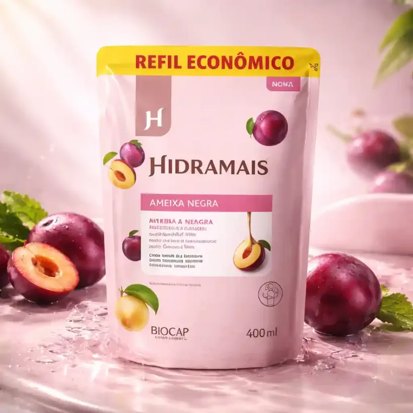 Sabonete Líquido Hidramais Refil Ameixa Negra 400ml