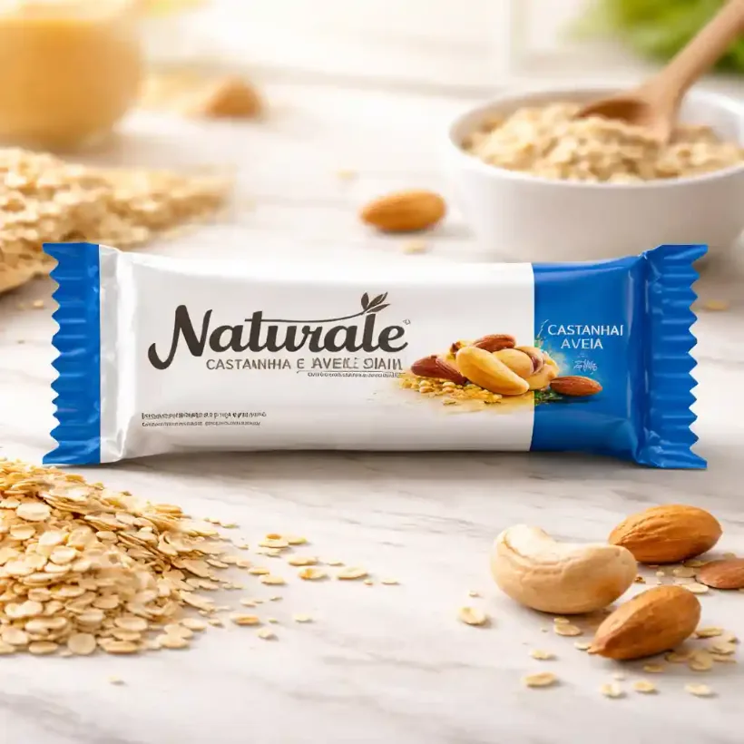 Naturale Barra de Cereal Natural Castanha e Aveia 25g