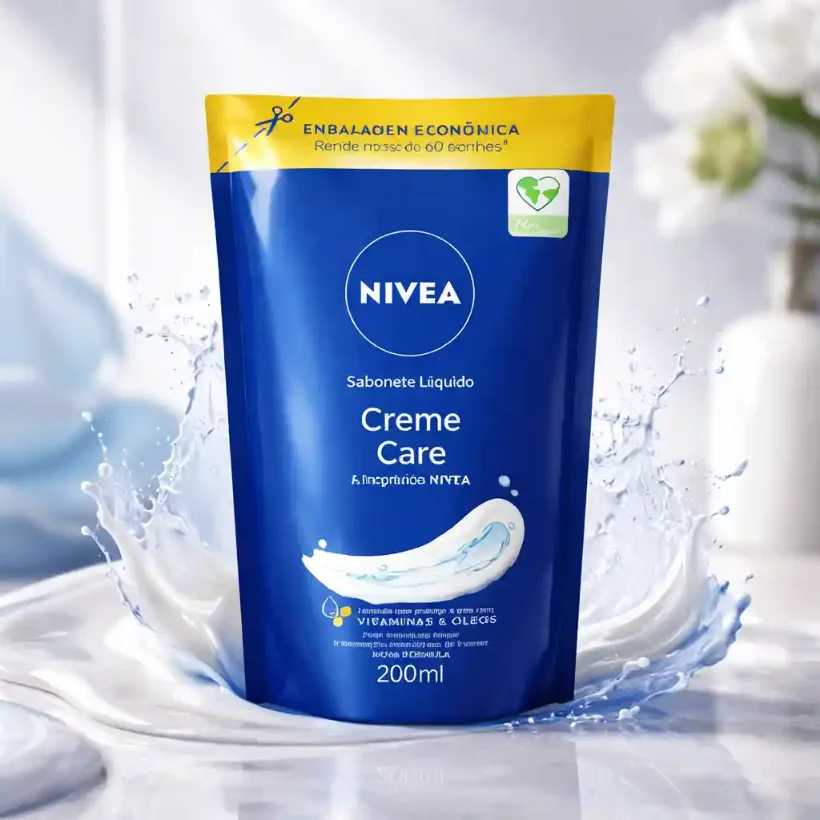 NIVEA Sabonete Líquido Creme Care Refil 200ml