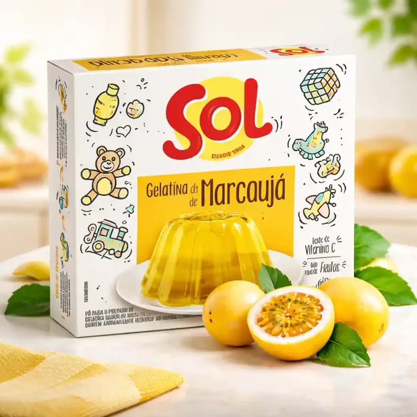 Sol Gelatina Maracujá 20g
