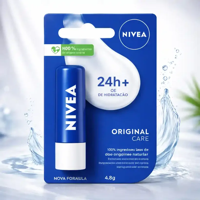 NIVEA Hidratante Labial Original Care 4,8g