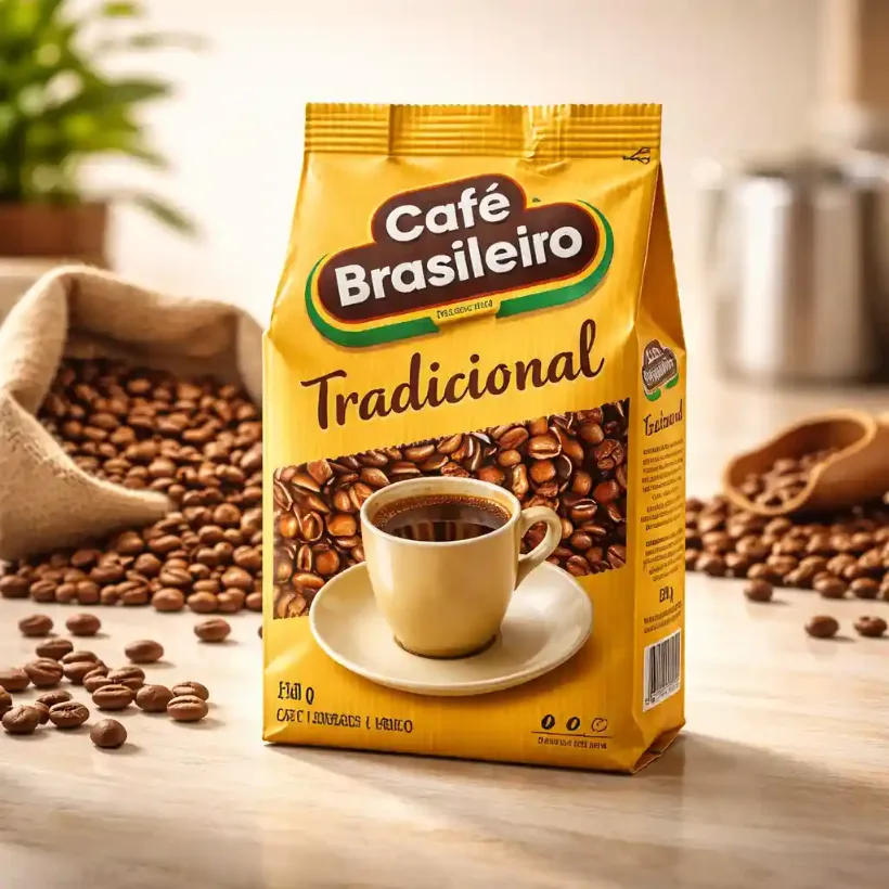 Café Torrado e Moído Café Brasileiro Tradicional 250g