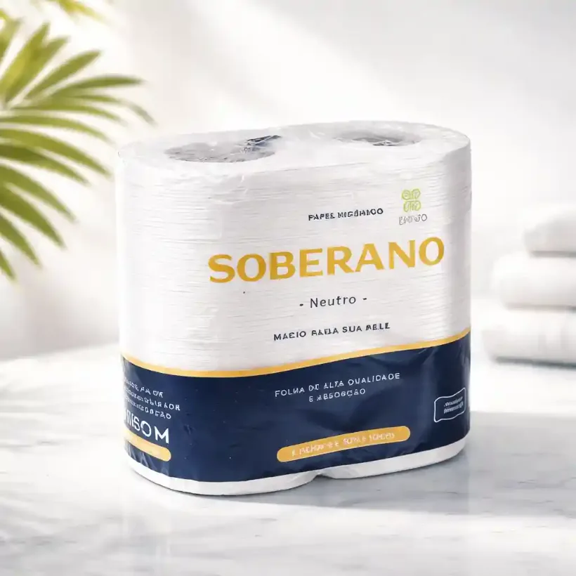 Papel Higiênico Soberano 4x30m 4 rolos