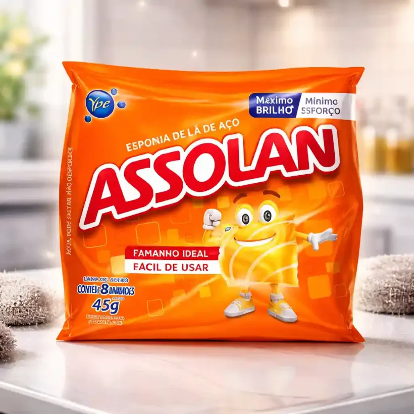 Assolan Esponja de Aço 45g