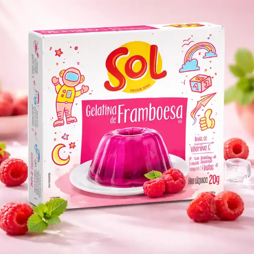 Sol Gelatina Framboesa 20g
