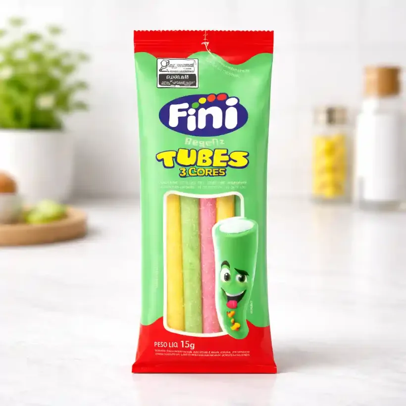 Bala de Gelatina Fini 15g Azedinhos Coloridos