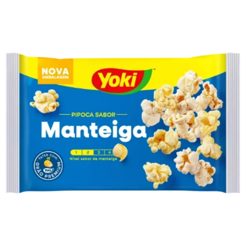 YOKI Pipoca de Microondas Manteiga 100g