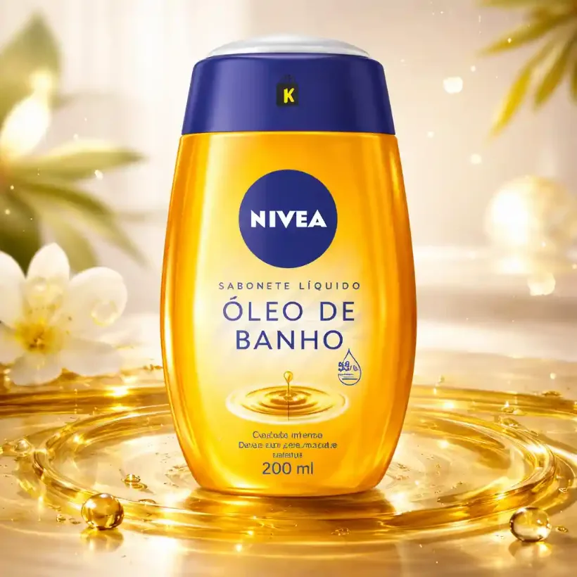 NIVEA Sabonete Líquido Óleo de Banho 200ml