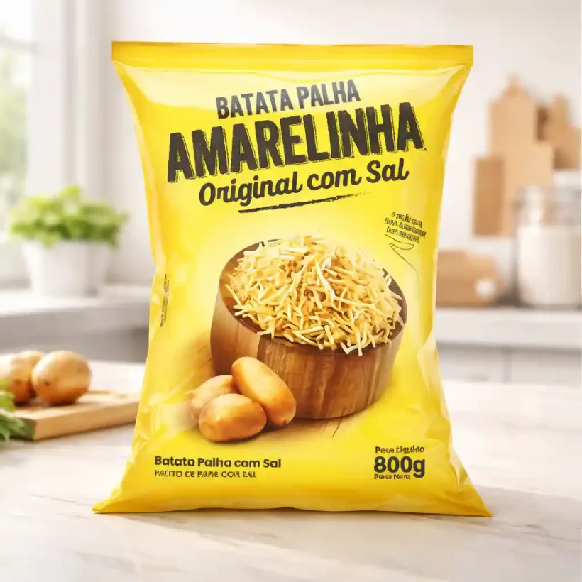 Amarelinha Batata Palha 800g