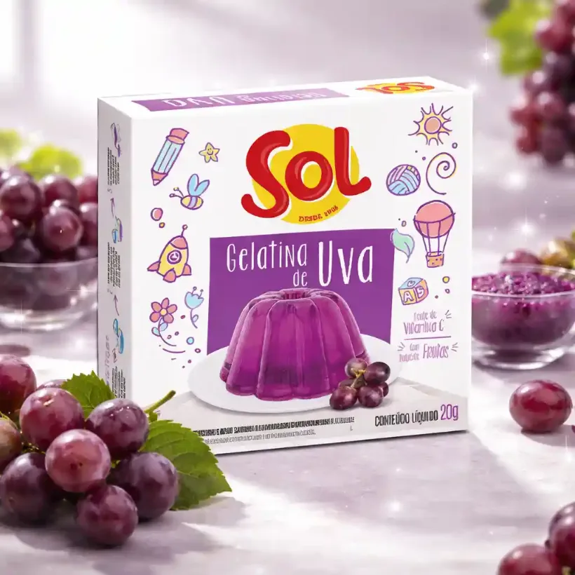 Sol Gelatina Uva 20g